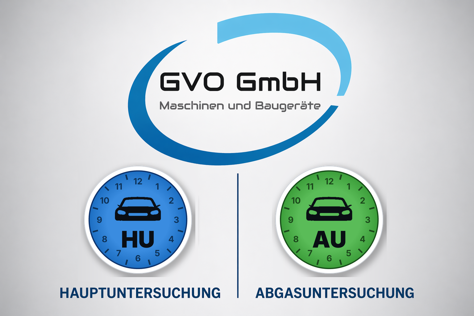 HU- und AU-Plakette: Hauptuntersuchung und Abgasuntersuchung durch die DEKRA bei der GVO GmbH